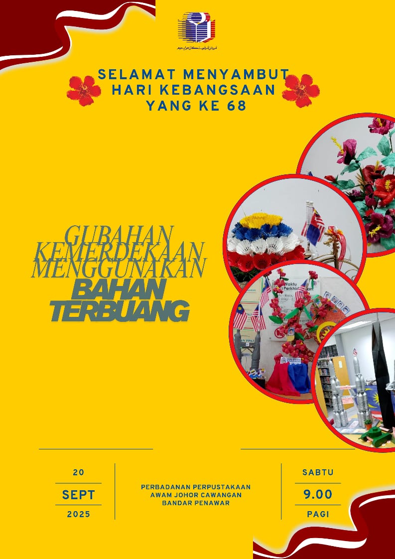 Gubahan Kemerdekaan Menggunakan Bahan Terbuang